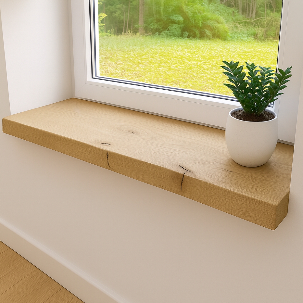 Rustiek Eiken Vensterbank & Plank 42mm Recht – Op Maat