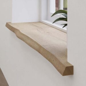 Rustiek Eiken Vensterbank & Plank 42mm Boomstamrand – Op Maat