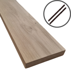 Wandplank Eiken Zwevend 42mm