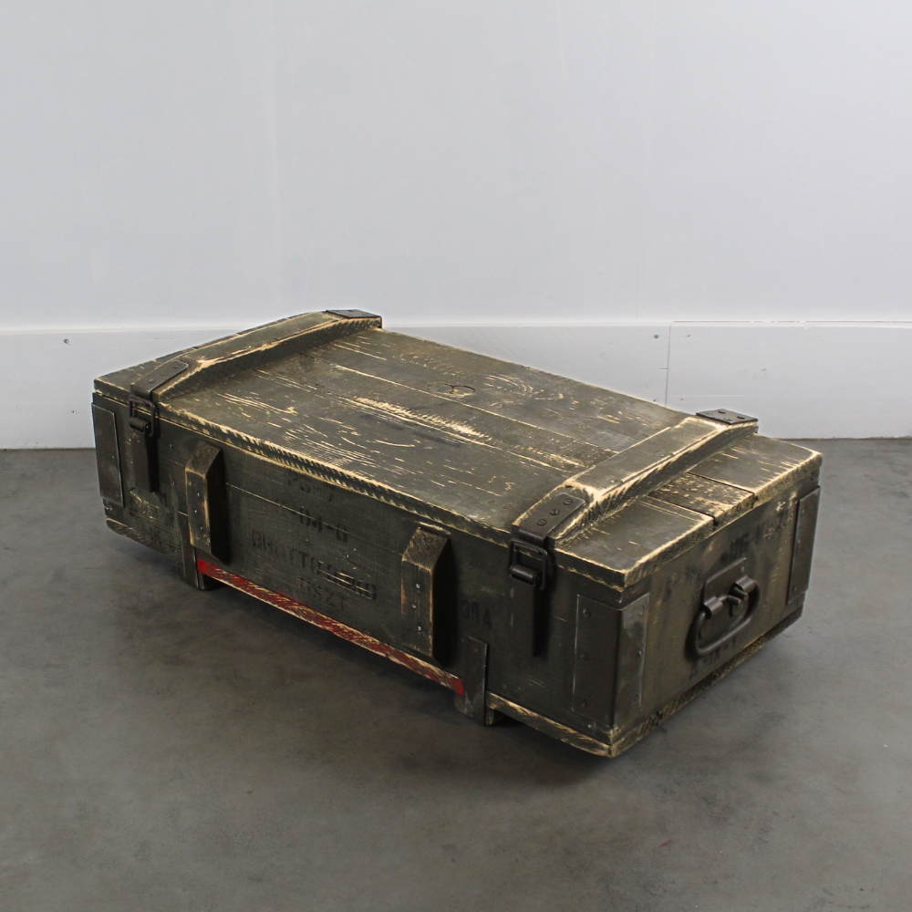 Munitiekist XL Geschuurd 82x42x27cm