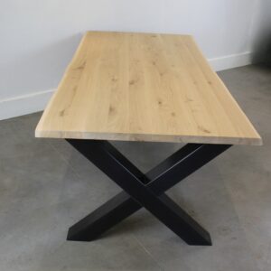 Eiken Tafel met X-Poot (3)