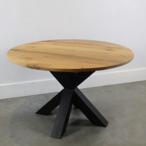 RONDE EETTAFEL OUD EIKEN (1)